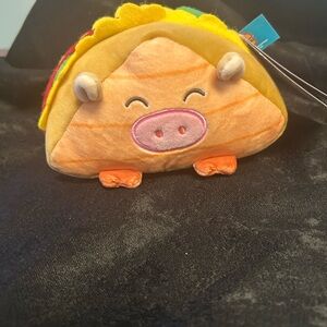 Sandoichus Series One Taco Pig Plush  Toy - Yellow and Orange-NWT